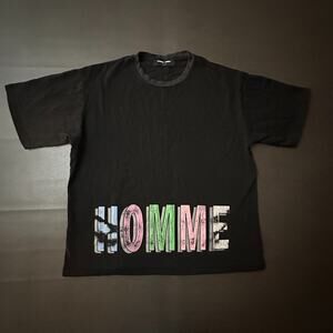 Homme + Femme T Shirt Mens XL Black Double Sided Heavyweight Streetwear LA